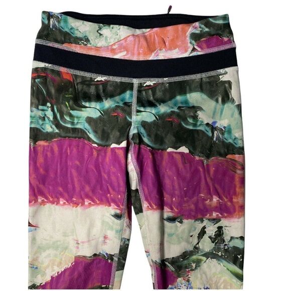 Lululemon Run Inspire Crop Pigment Wave Multi Luxtreme Size 2 21" Inseam - Picture 6 of 9